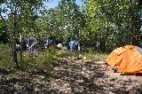 Squeezing tents in at Member's Weekend 2014 - Doug Bates